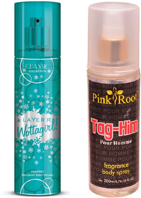 

Pink Root TAG-HIM MIST WITH LAYER'R WOTTAGIRL! FANTASY(Set of 2)