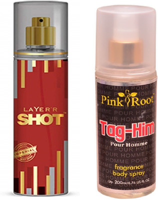 

Pink Root TAG-HIM MIST WITH LAYER'R SHOT IMPERIAL(Set of 2)