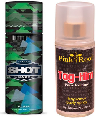 

Pink Root TAG-HIM MIST WITH LAYER'R SHOT MAXX FLAIR(Set of 2)