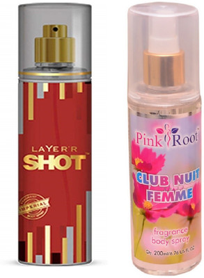 

Pink Root CLUB NUIT FEMME MIST WITH LAYER'R SHOT IMPERIAL(Set of 2)