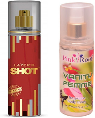 

Pink Root VANITY FEMME MIST WITH LAYER'R SHOT IMPERIAL(Set of 2)