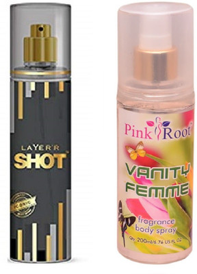 

Pink Root VANITY FEMME MIST WITH LAYER'R SHOT ICONIC(Set of 2)