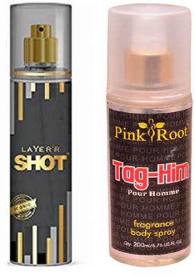 

Pink Root TAG-HIM MIST WITH LAYER'R SHOT ICONIC(Set of 2)