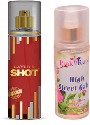

Pink Root HIGH STREET GIRLS MIST WITH LAYER'R SHOT IMPERIAL(Set of 2)