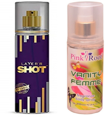 

Pink Root VANITY FEMME MIST WITH LAYER'R SHOT DYNAMIC(Set of 2)