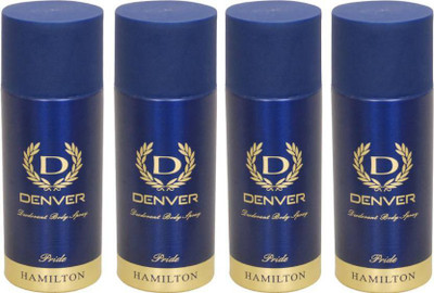 

Denver pride Deodorant Spray - For Men(660 ml, Pack of 4)