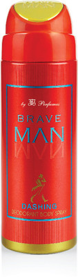 

JBJ Perfumes Brave Man Dashing Deodorant Spray - For Men(200 ml)