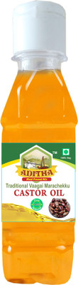 

Aditha Cold Pressed Castor Oil Plastic Bottle(200 ml)