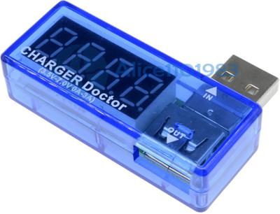 

KitsGuru USB CHARGER DOCTOR VOLTAGE CURRENT METER MOBILE BATTERY TESTER POWER DETECTOR BL Electronic Components Electronic Hobby Kit