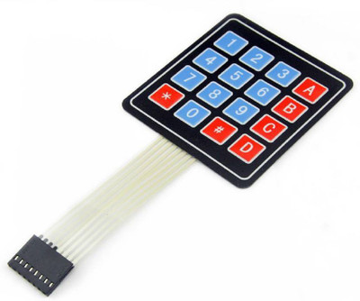 

LBD Robotics 4x4 Membrane Keypad - with ABCD Electronic Components Electronic Hobby Kit