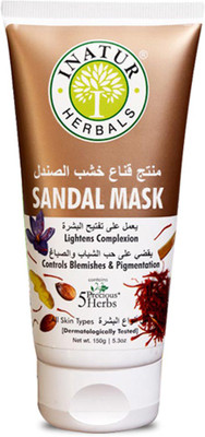 

Inatur Sandal Face Mask Rejuvenating and Anti-Ageing(150 g)