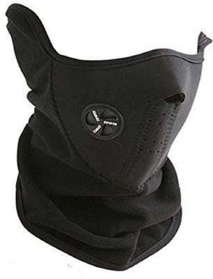 

SIDHMART Bike Face Mask -Half(Black) Face Shaping Mask
