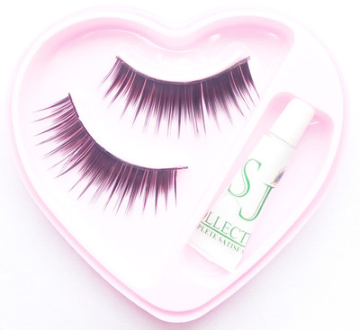 sj collection Natural Black False Eyelash Pack of One(Pack of 1)