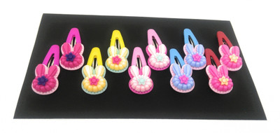 

Khubsurat Cartoon Tic-Tac Hair Clips for Kids, Set of 5 Pairs (10 Pieces) of Different Colors Tic Tac Clip, Hair Clip(Multicolor)