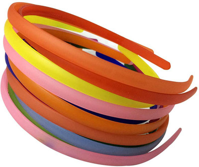 

New Arihant Traders New Arihant Traders- Premium Quality Multicolor (Plain) Hair Band/Headband (12 pieces) Head Band, Hair Band, Hair Accessory Set(Multicolor)