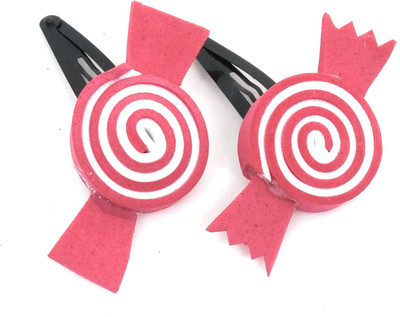 

SKD Cute & Funky Candy double color Tic Tac for Kids / Hair Clips, Small, Toffee clips for Kids/Girls - Red Tic Tac Clip(Red)