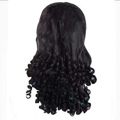 Royal Traders 2 in 1 Super silky feather cut pony clutcher natural black Hair Extension