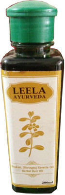 

Leela Organic Herbal ,Brahmi Bhringraj keratin oil (ayurvedic hair oil) 200 Mil Hair Oil(200 ml)
