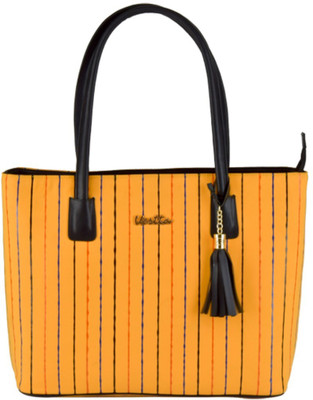 

Vestta Hand-held Bag(Yellow, Black), Black;yellow