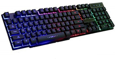 

spincart Rainbow 999 Wired USB Gaming Keyboard(Black)