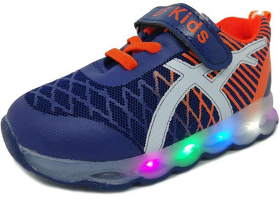 

TeeniTiny Boys Velcro Running Shoes(Blue