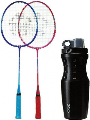 

Cosco Combo Of Two- 'Cb-80' Junior Badminton Racket (Pack Of 2) + One 'G-2020' Sipper (Color On Availability)- Badminton Kit