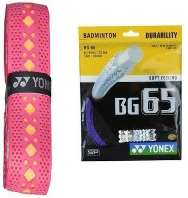 

Yonex Combo of Two- One 'Bg -65' Badminton String + One Badminton grip Badminton Kit