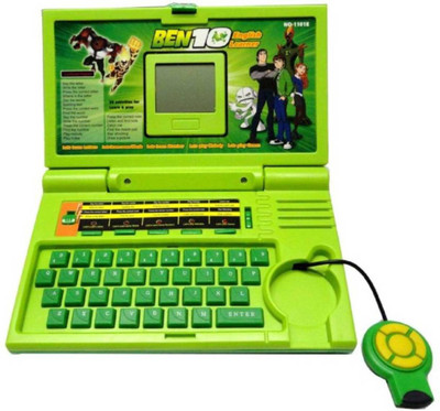 

Bluwings English Learner 20 Activities & Play Laptop With Mouse Control Toy For Kids(Green)