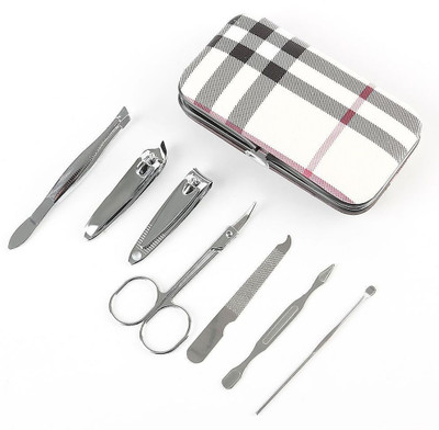 

Generic 7pcs Manicure Pedicure Set Nail Scissors Nail Clippers Kit with Travel Case - Nail Clippers Set - Manicure Pedicure Set - Manicure Pedicure Set Professional - Nail Care Kit for Women(0.087 g, Set of 7)