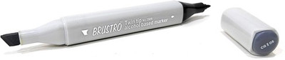 

Brustro Twin Tip Alcohol Based Marker Cool Grey II 5(Set of 1, Cool Grey II 5)