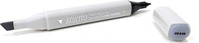 

Brustro Twin Tip Based Marker Grey (Cool Grey II 2)(Set of 1, Grey (Cool Grey II 2))