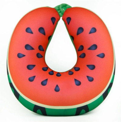 

Satyam Kraft watermelon Neck Pillow(Multicolor), Green;red