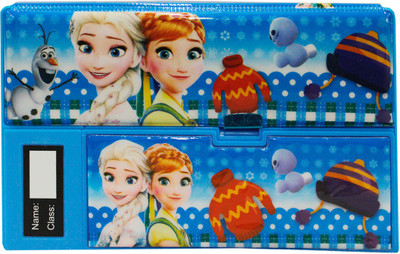 

Toys Factory Pencil Box Cartoon Character Art Plastic Pencil Box(Set of 1, Blue)