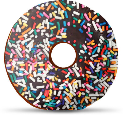 

Sleep Nature's Donut Donut Pillow Pack of 1(Multicolor)