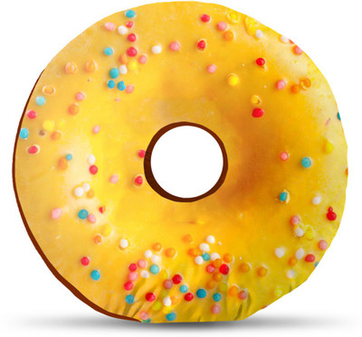 

Sleep Nature's Donut Donut Pillow Pack of 1(Multicolor)