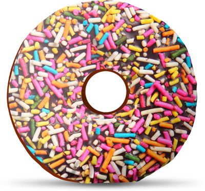 

Sleep Nature's Donut Donut Pillow Pack of 1(Multicolor)