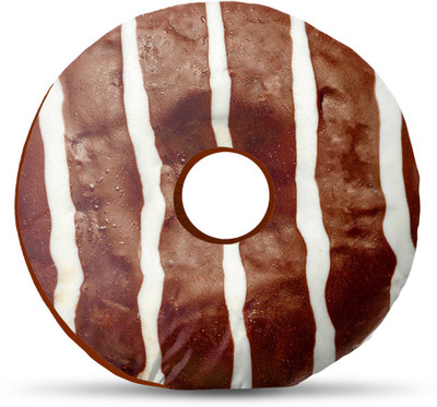 

Sleep Nature's Donut Donut Pillow Pack of 1(Multicolor)