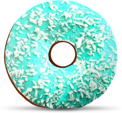 

Sleep Nature's Donut Donut Pillow Pack of 1(Multicolor)