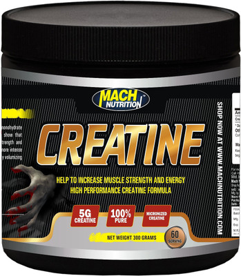 

Mach Nutrition MACHCREATINE300GRAMS Creatine(300 g, Unflavored)