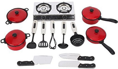 

Time2Play Kids Multi Coloured Kitchen set for Girls - Good Gift for Kids - Children Enjoy Playing for long hour 1238712