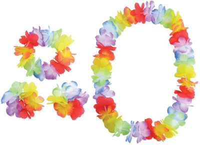 

Funtastic Hawaiian Garland, Wrist bands and Head band Set