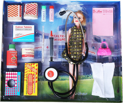 

VHPQ Doctor Doll with Medical Instruments & Learning Accessories For Kids
