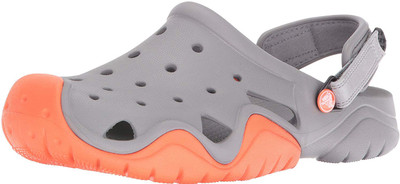

Crocs Men Grey/Orange Sandals