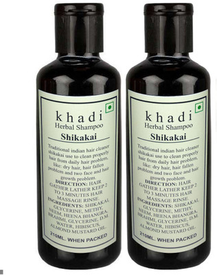 Khadi Herbal SHIKAKAI SHAMPOO 210X2(420 ml) Flipkart