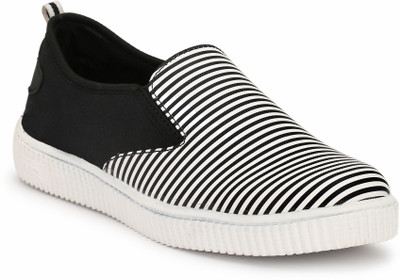 

Levanse New Mens Footwear Slip On Sneakers For Men(White, Black