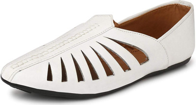 

Rjkart Jalsa Nagra Jutti Mojaris For Men Mojaris For Men(White