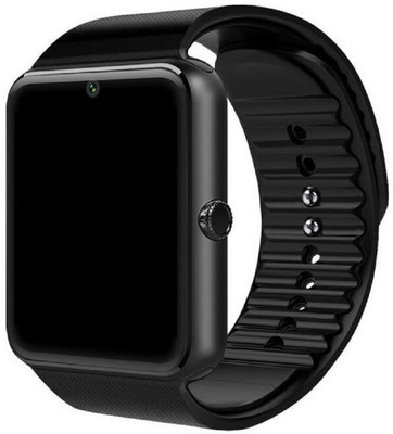 

kukshya GT08 Black Bluetooth Smartwatch with Built-in Sim card and memory card slot Compatible with Android IOS Mobiles Wrist Smartwatch Multi Smartwatch(Black Strap Free Size)