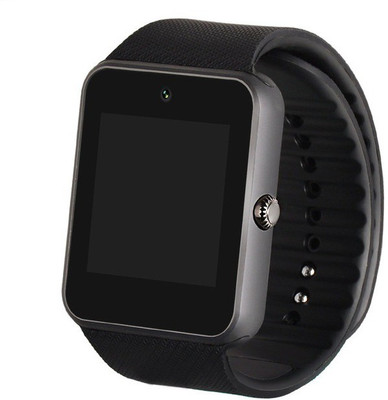 

kukshya GT08 Black Spot Bluetooth Smartwatch with Camera + SIm & Memory Card Slot Compatible with Digital All Android Mobiles and IOS Device Multi Smartwatch(Black Strap Free Size)