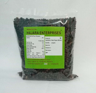 

hajara enterprises HAJARA BLACK PEPPER 250G(250 g)