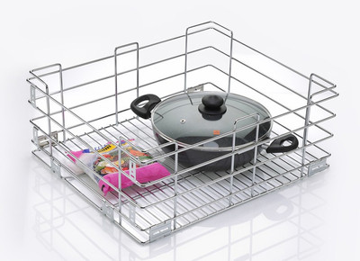 KEEPWELL Stainless Steel Kitchen Rack | Plain Kitchen basket |...